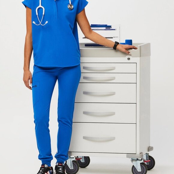 Figs Scrub Set-Royal Blue-XXS - Picture 5 of 7